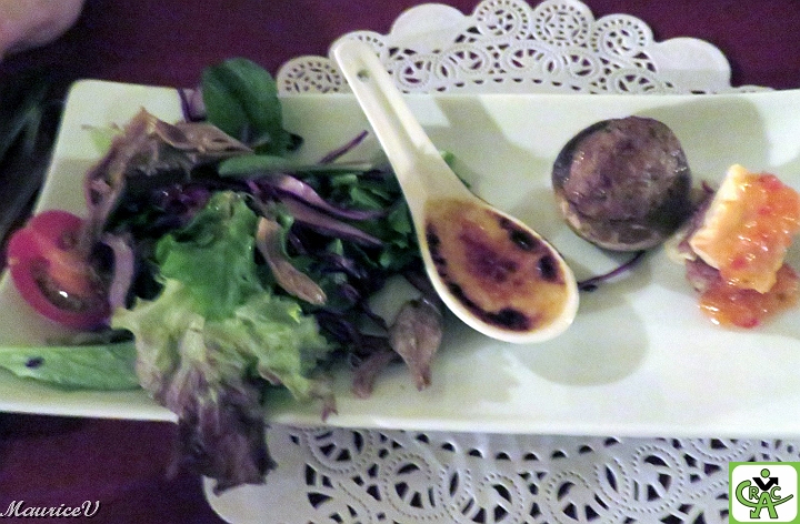 Crac_20170128-110b.jpg - La crème brulée de foie gras de canard etc, suivi du potage et du sorbet